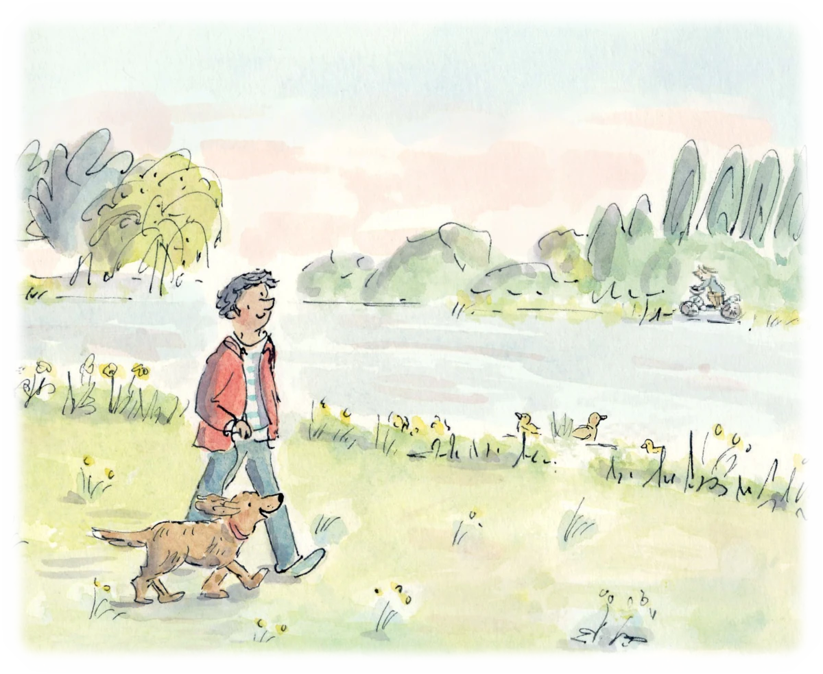 Illustration representing new beginnings, counselling, and support